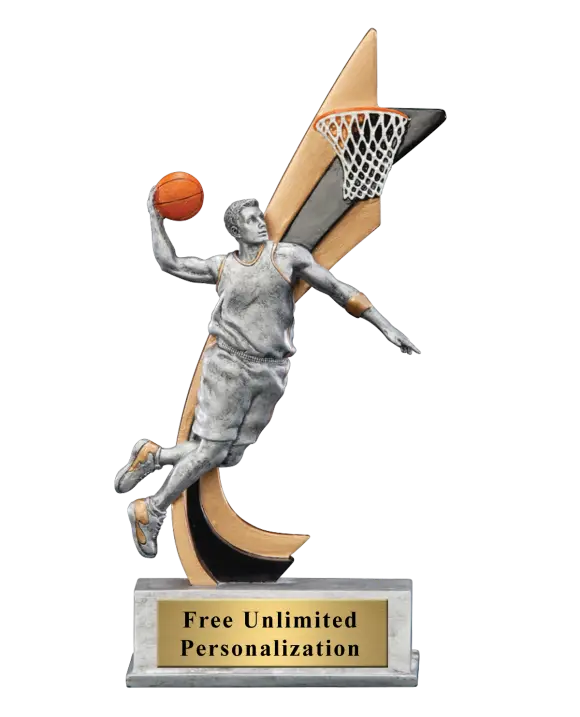 Personalized Basketball Trophy