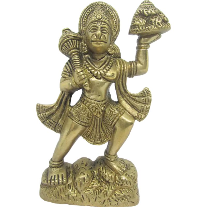 Golden Statue of Mythological Figure