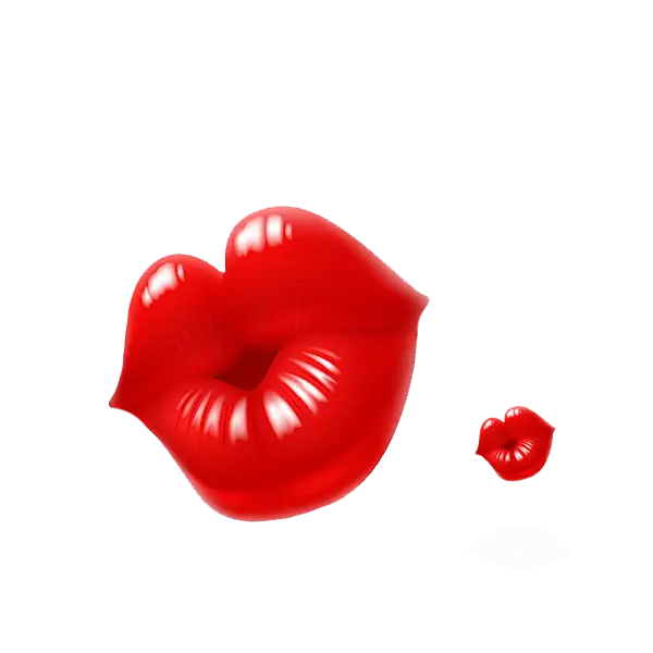Red Lips Kiss Symbol