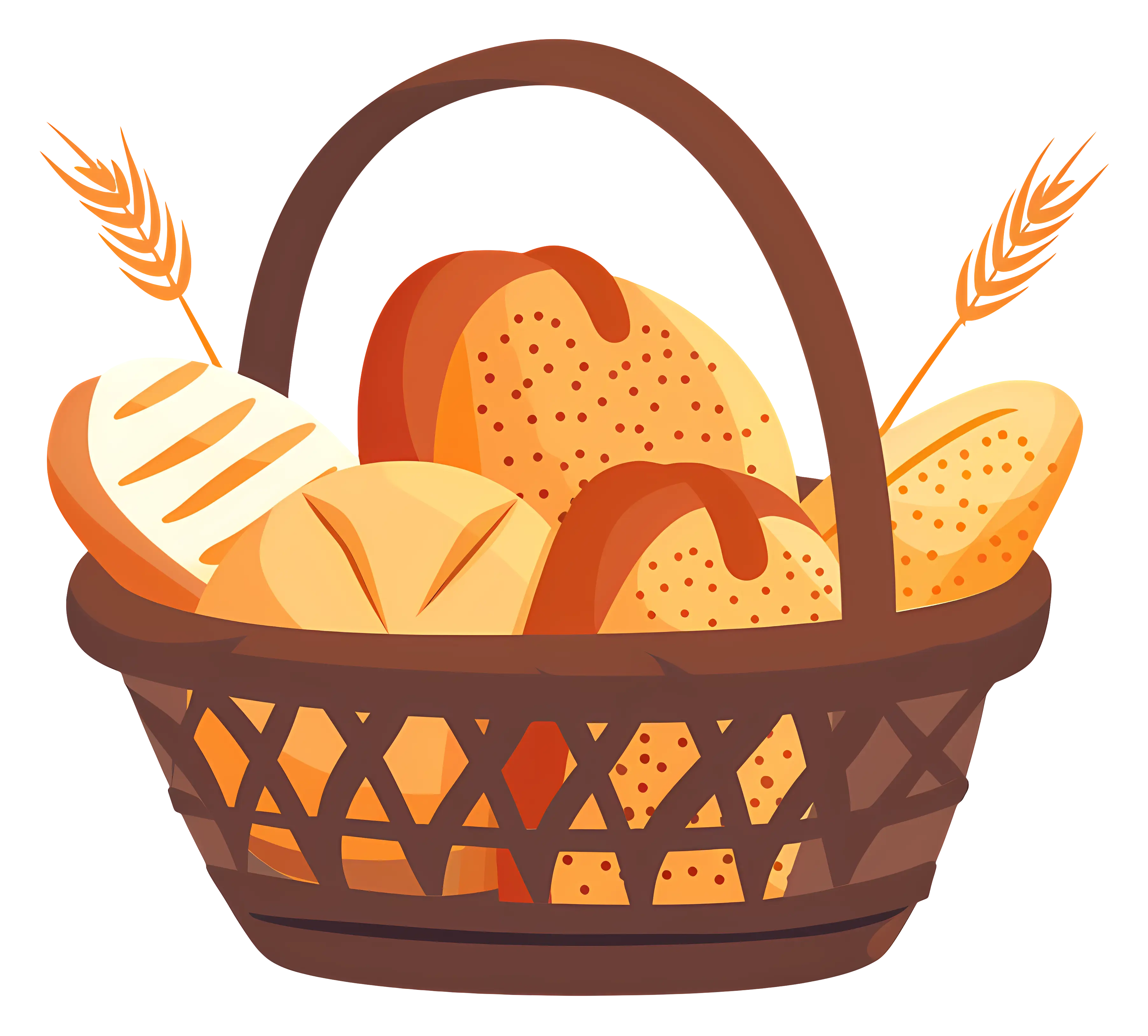 Basket of Assorted Bread