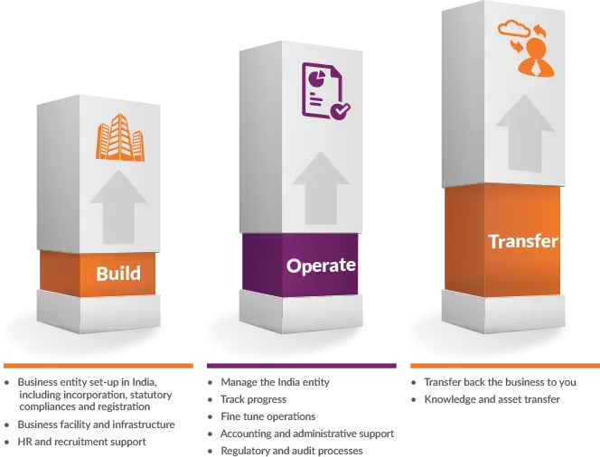 Business Process Infographic: Build, Operate, Transfer