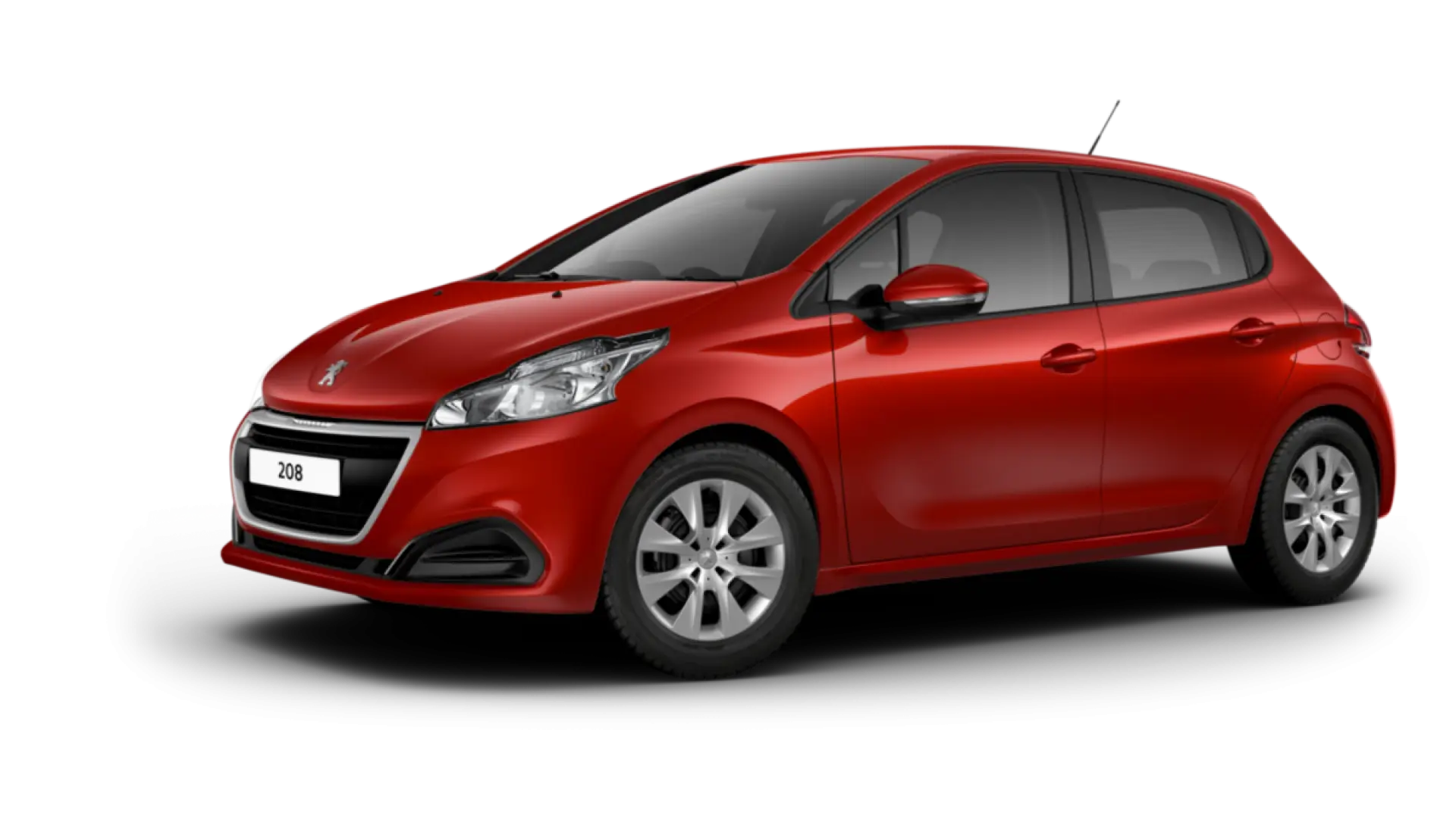 Red Stylish Compact Car