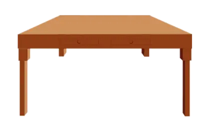 Simple Wooden Dining Table
