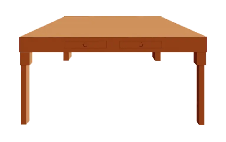 Simple Wooden Dining Table