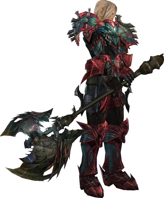 Fantasy Armored Warrior with Axe