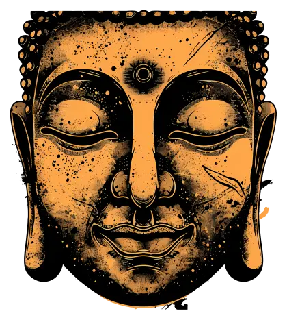 Golden Decorative Mask