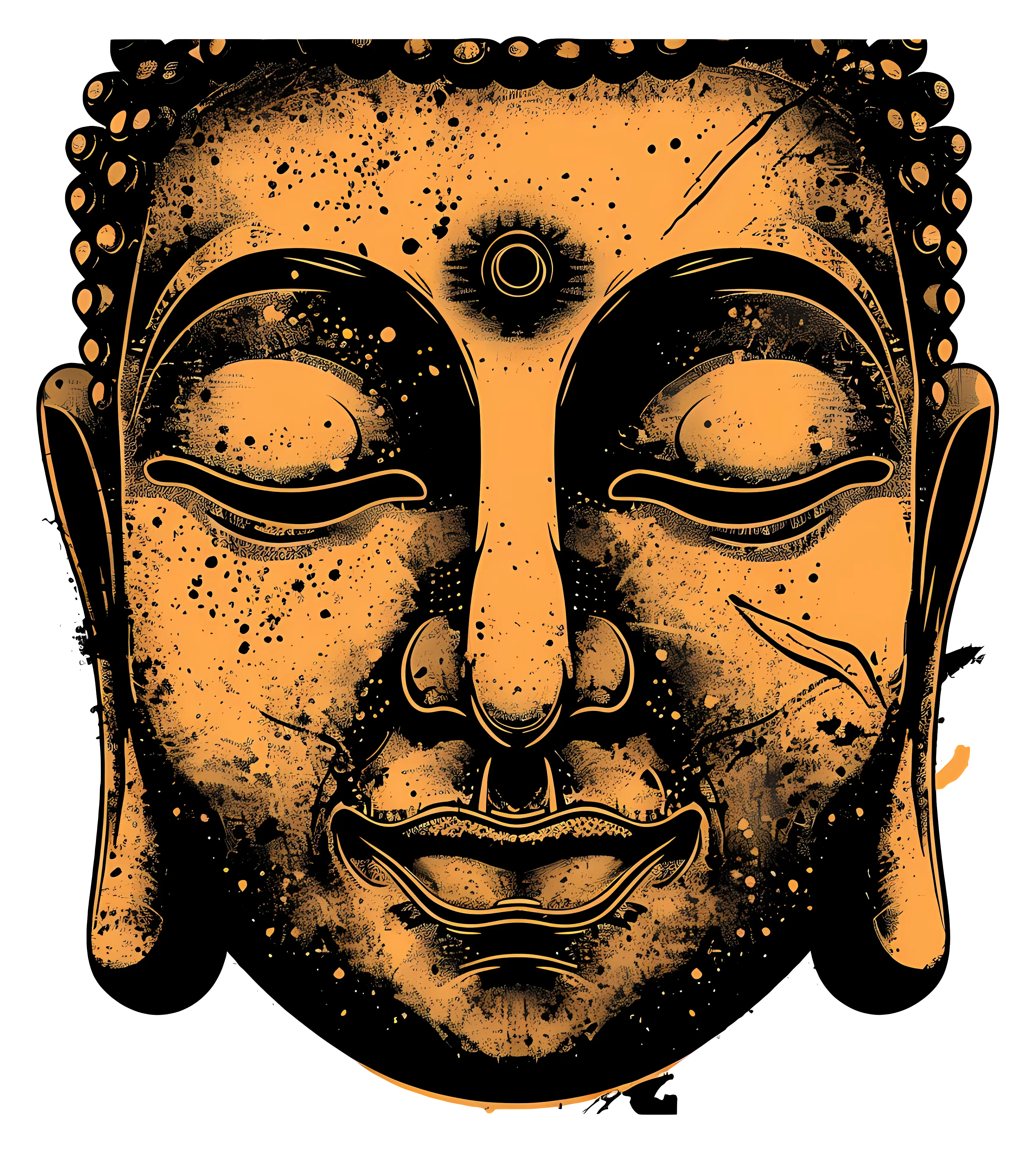 Golden Decorative Mask