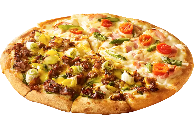 Mixed Topping Pizza with Cheese