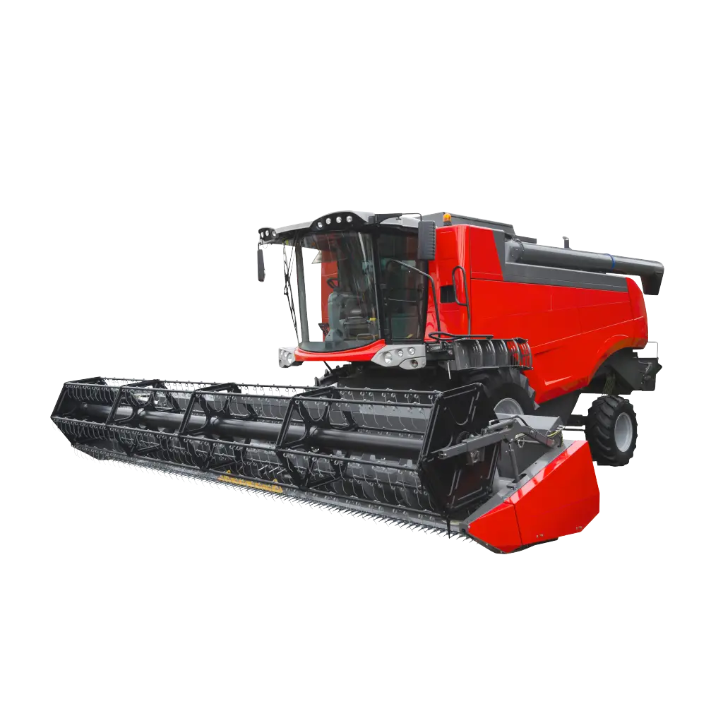 Red Agricultural Harvester