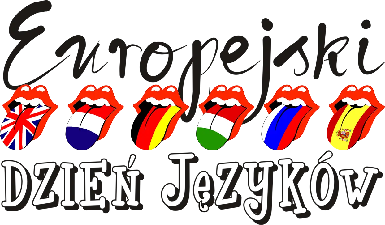 European Day of Languages Celebration Logo with Flags