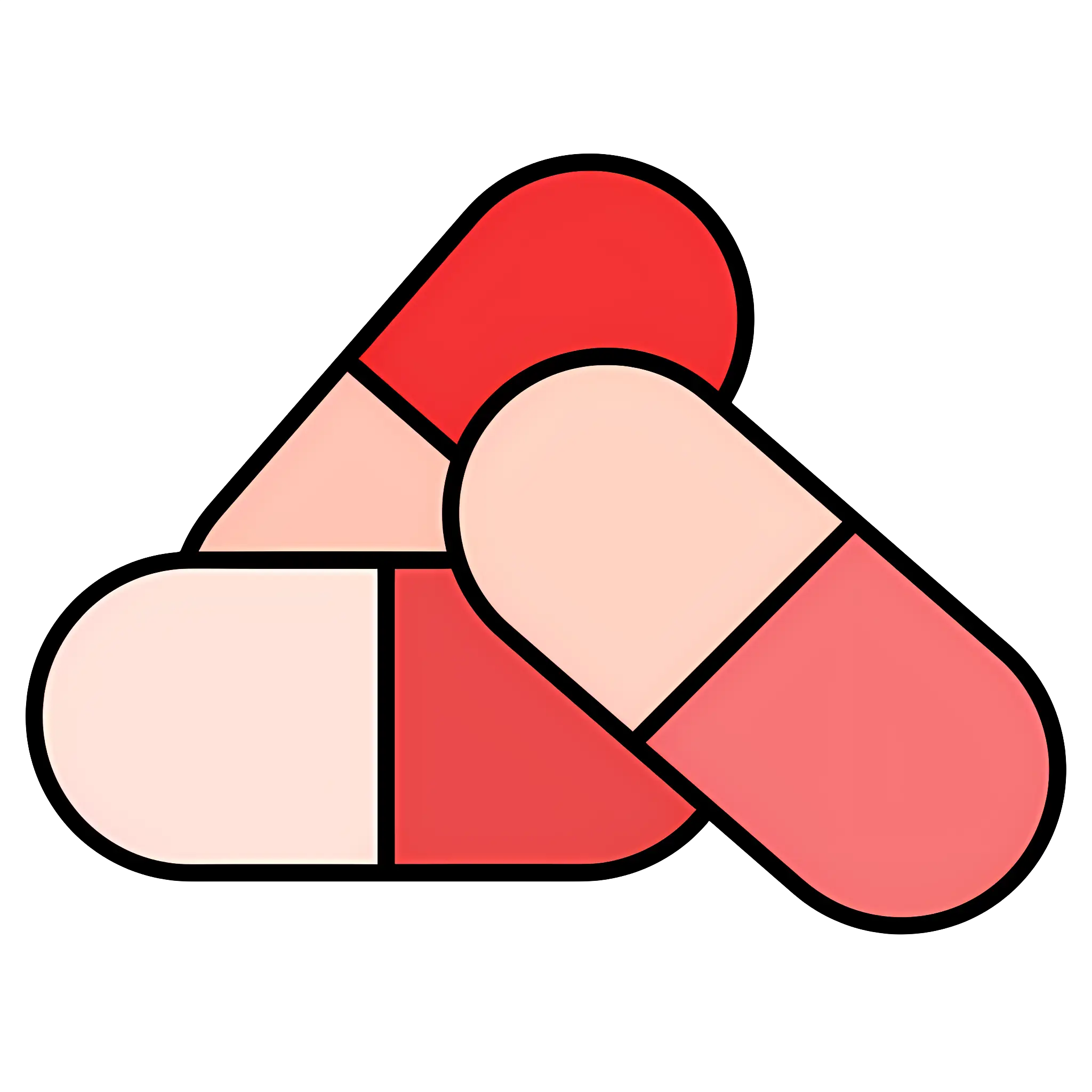 Red Capsules for Medicinal Use