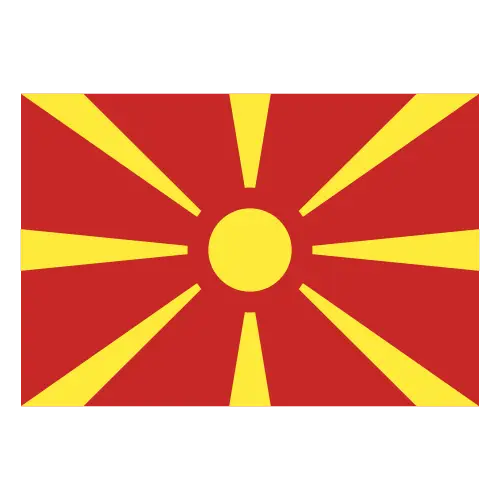 North Macedonia National Flag
