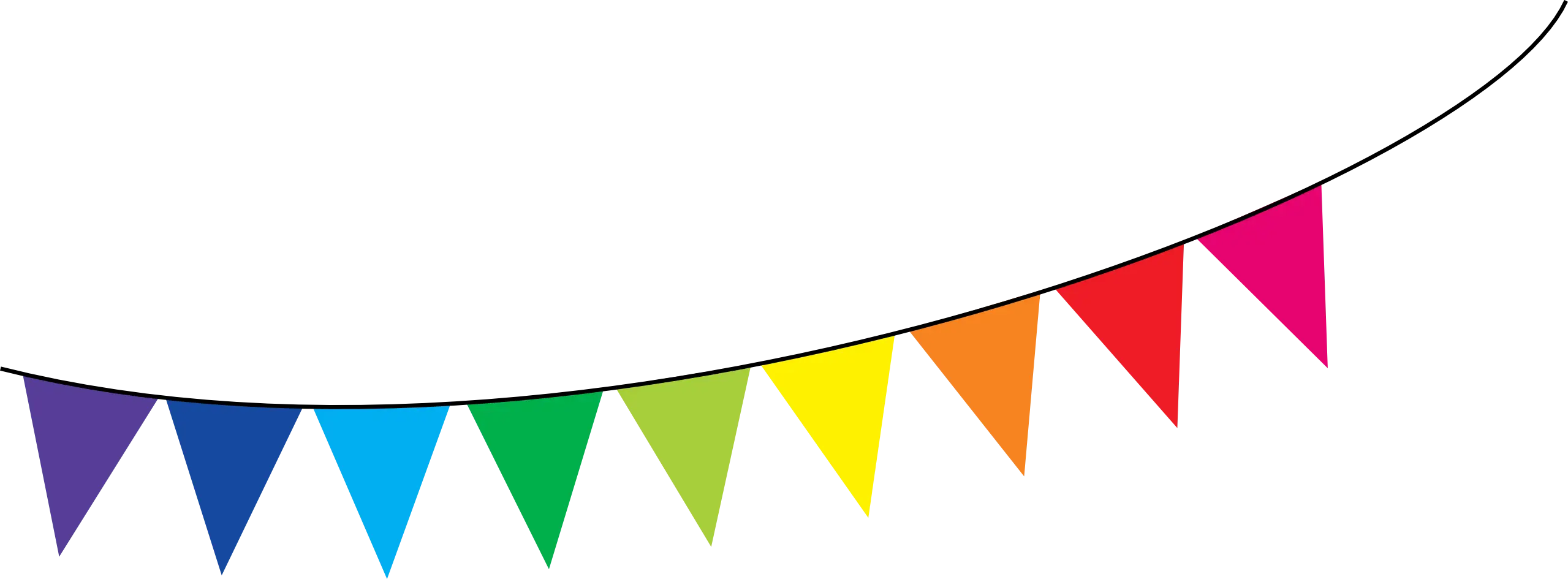 Colorful Bunting Flags for Celebration