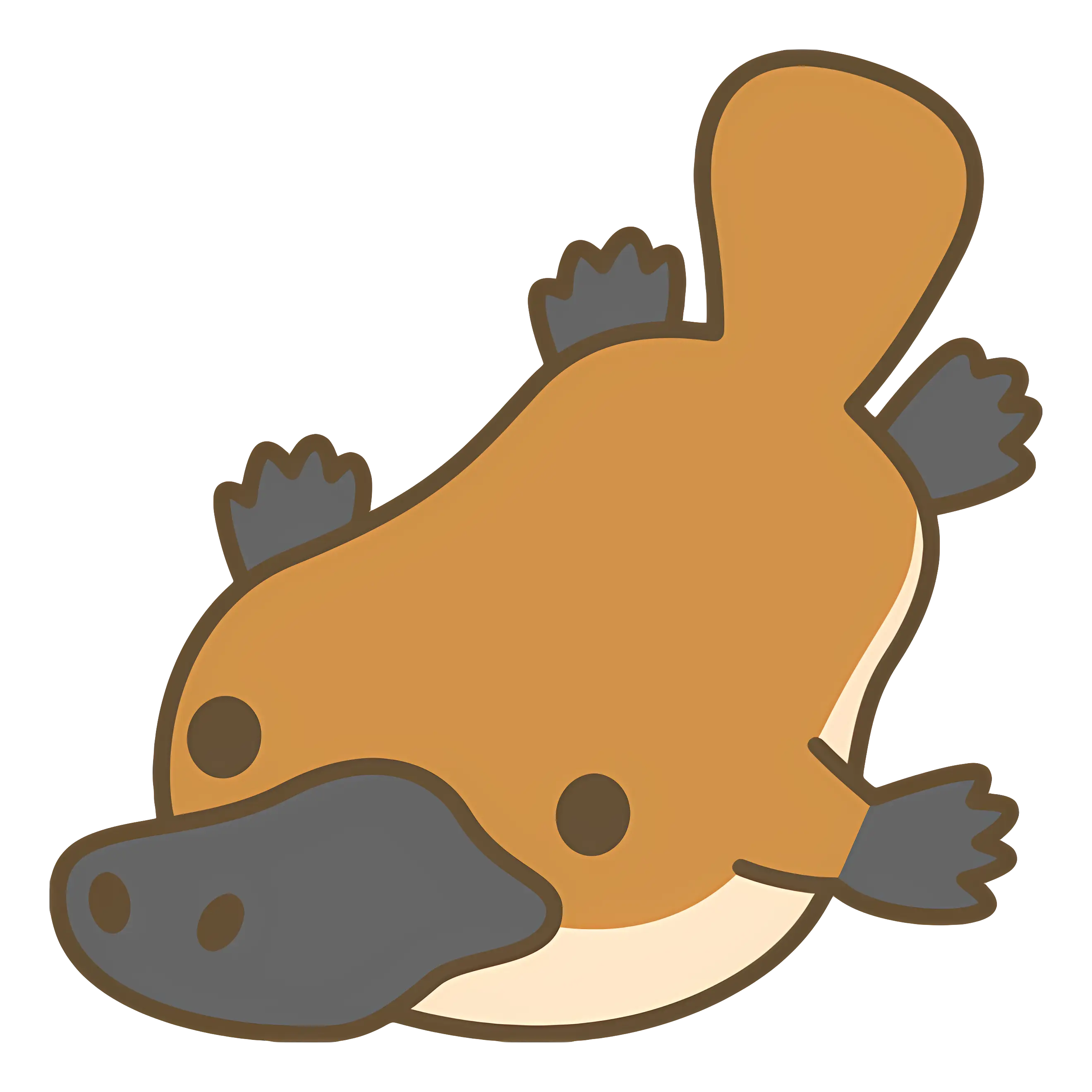 Cute Platypus Illustration