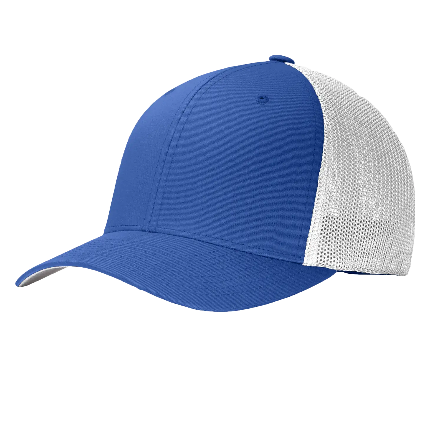 Blue and White Mesh Cap