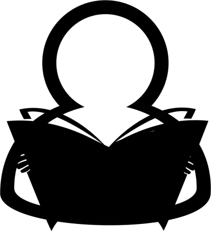 Person Reading a Book Icon
