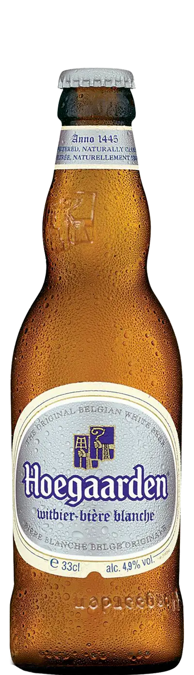Hoegaarden Beer Bottle with Recognizable Label
