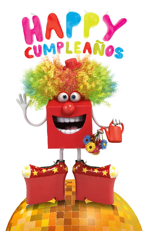 Happy Birthday Clown Greeting