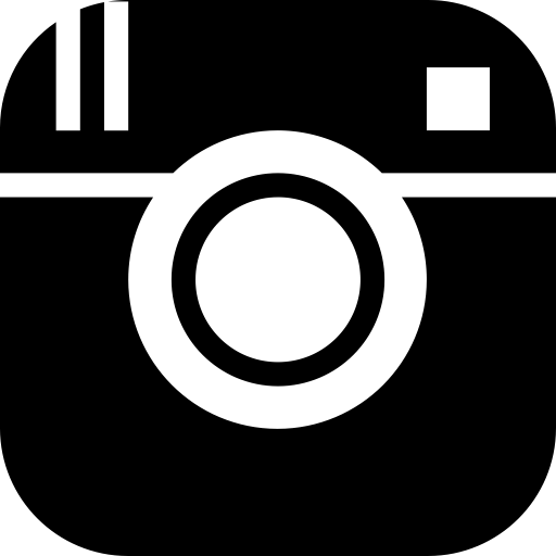 Monochrome Instagram Logo Icon