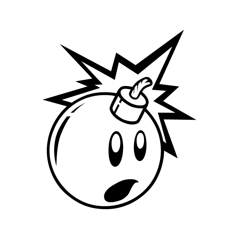 Cartoon Bomb Illustration