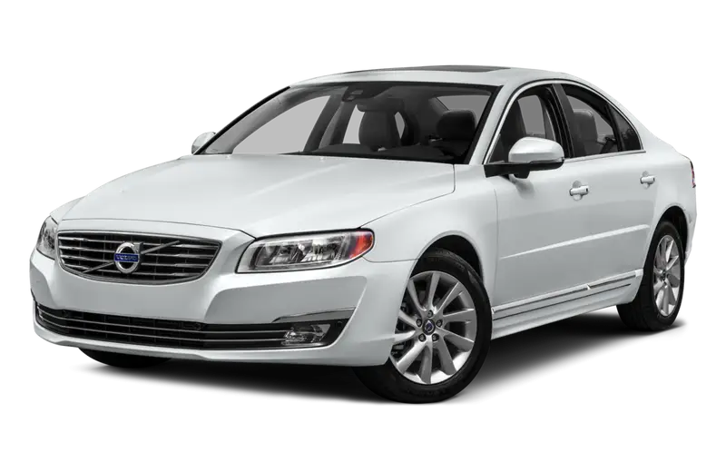 White Luxury Sedan Car in Elegant Design