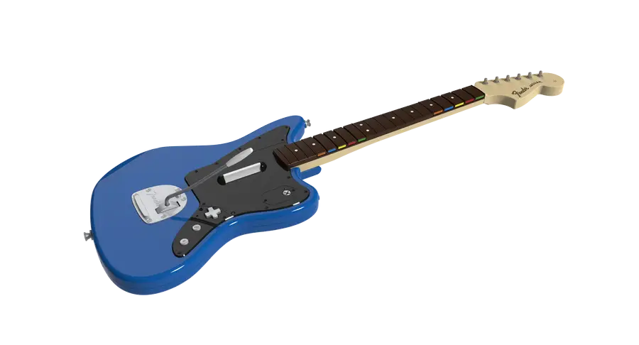 Stylish Blue Electric Guitar