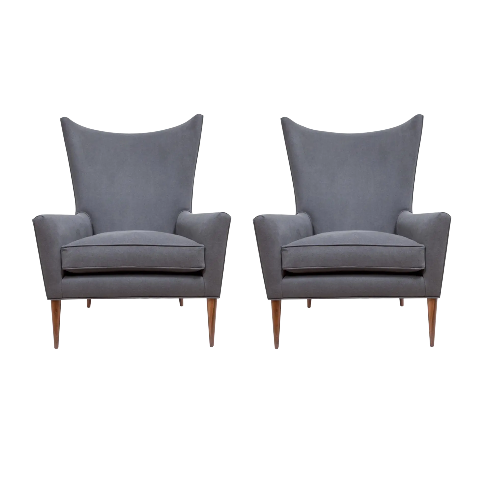 Stylish Grey Modern Armchairs