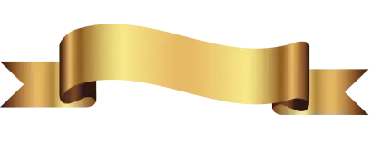Golden Ribbon Illustration with Elegant Flow