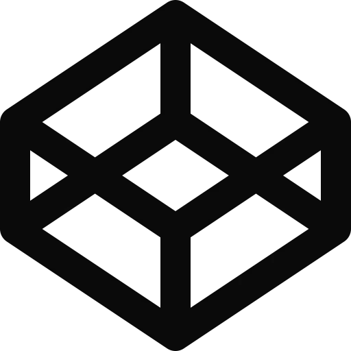 Abstract 3D Cube Logo Icon