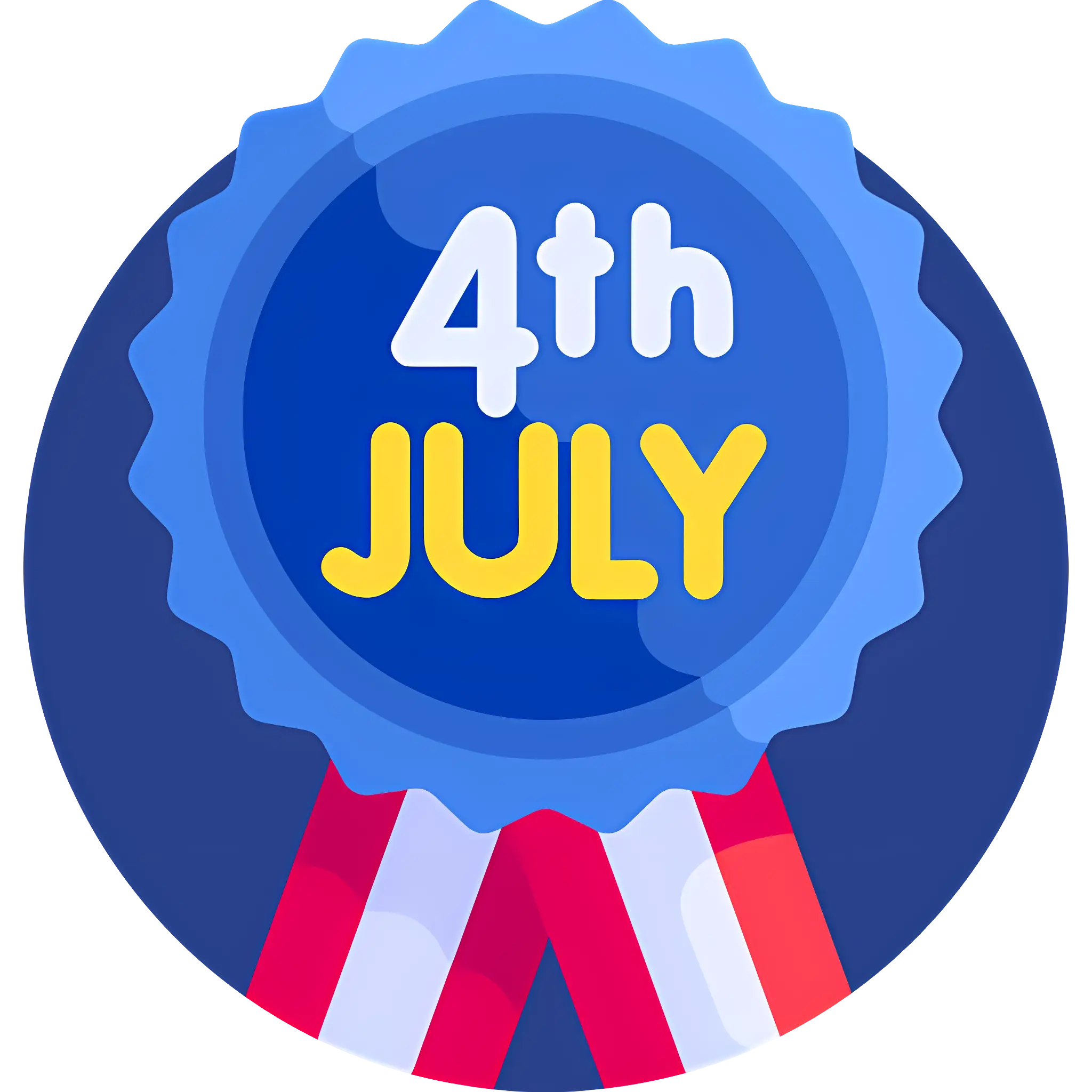 4th of July Badge
