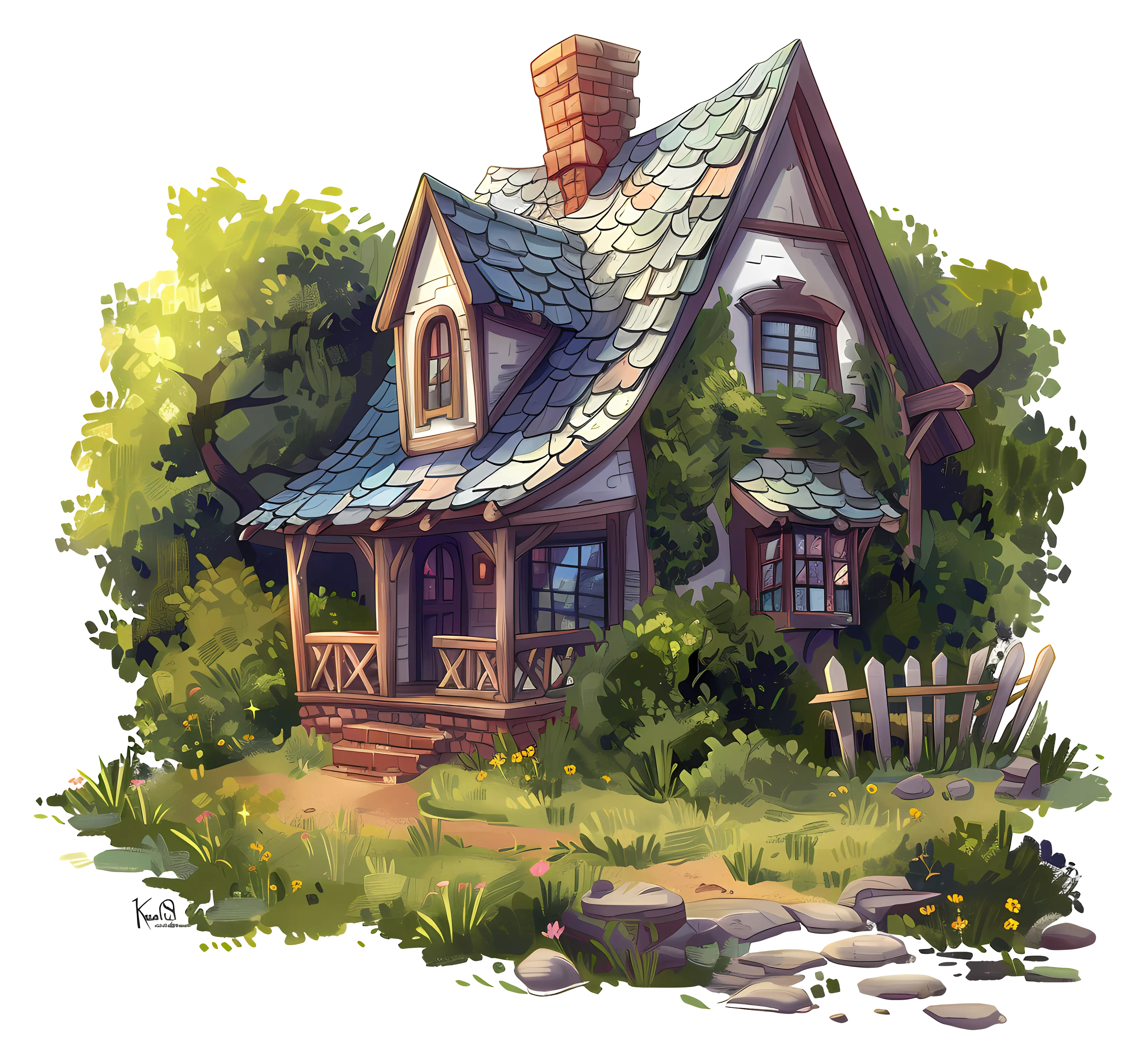 Beautiful Dreamy House in Nature