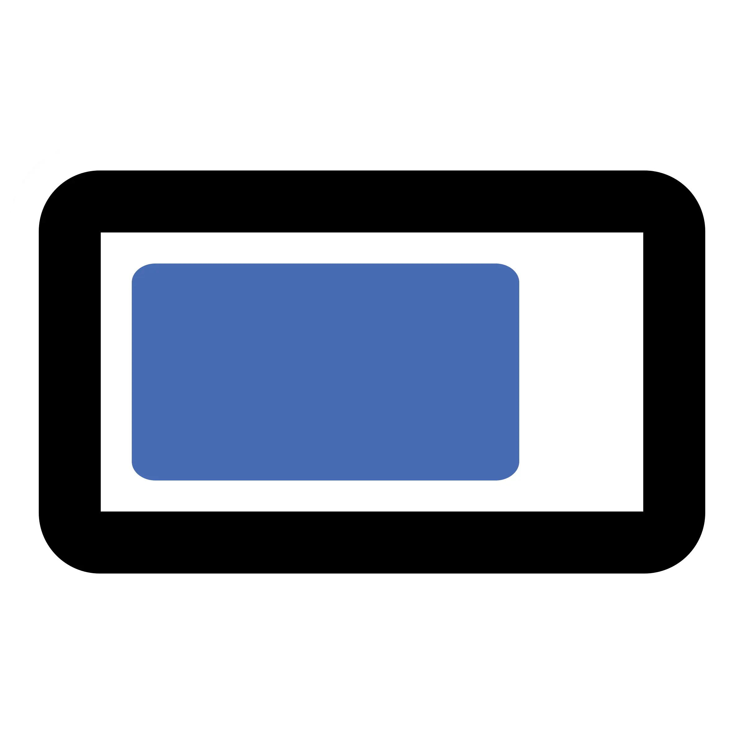 Battery Icon Indicating Power Level