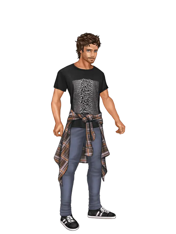 Animated Man Character Illustration