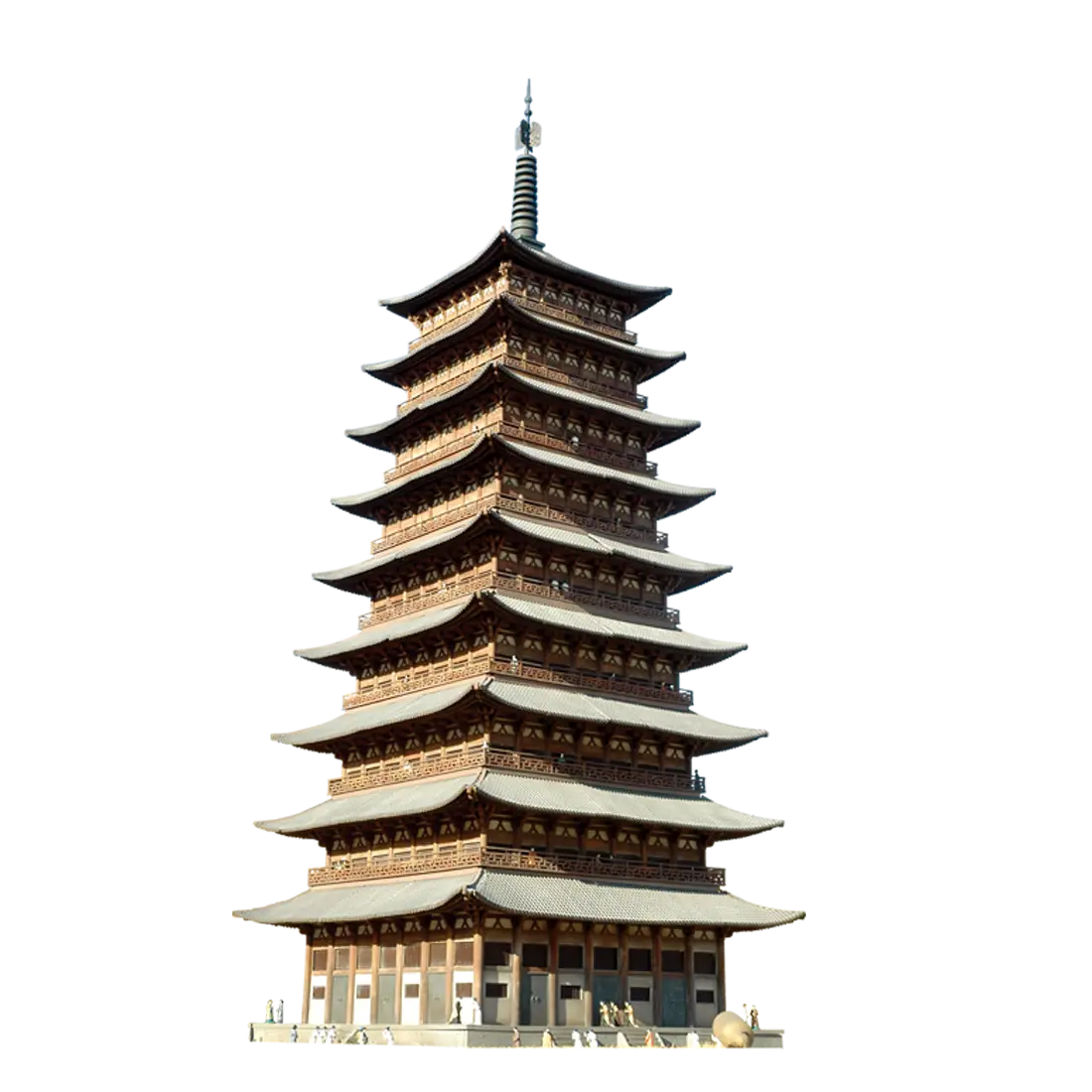 Traditional Multi-tiered Pagoda