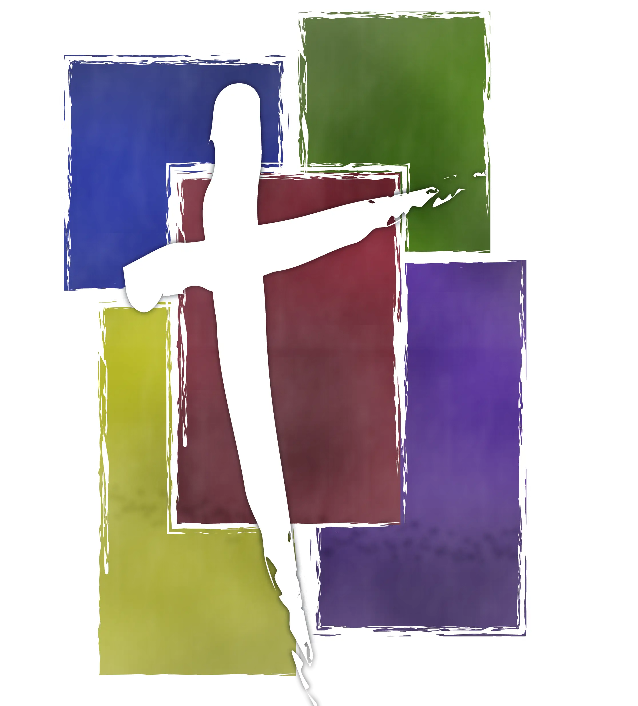 Colorful Cross Symbol