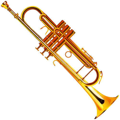 Golden Trumpet Illustration