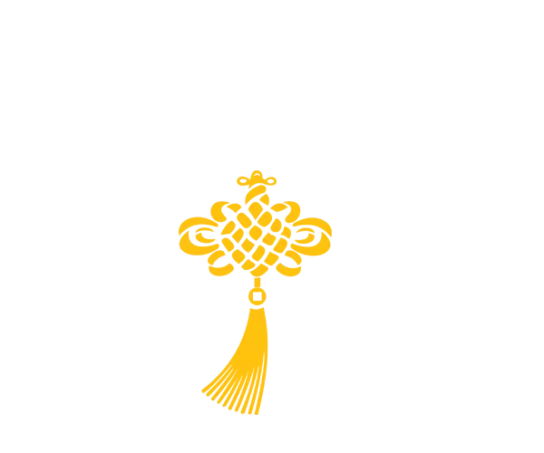 Yellow Knot Symbol with Tassel
