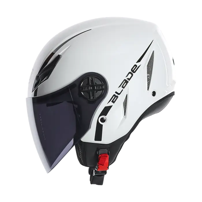 White Motorbike Helmet for Safety