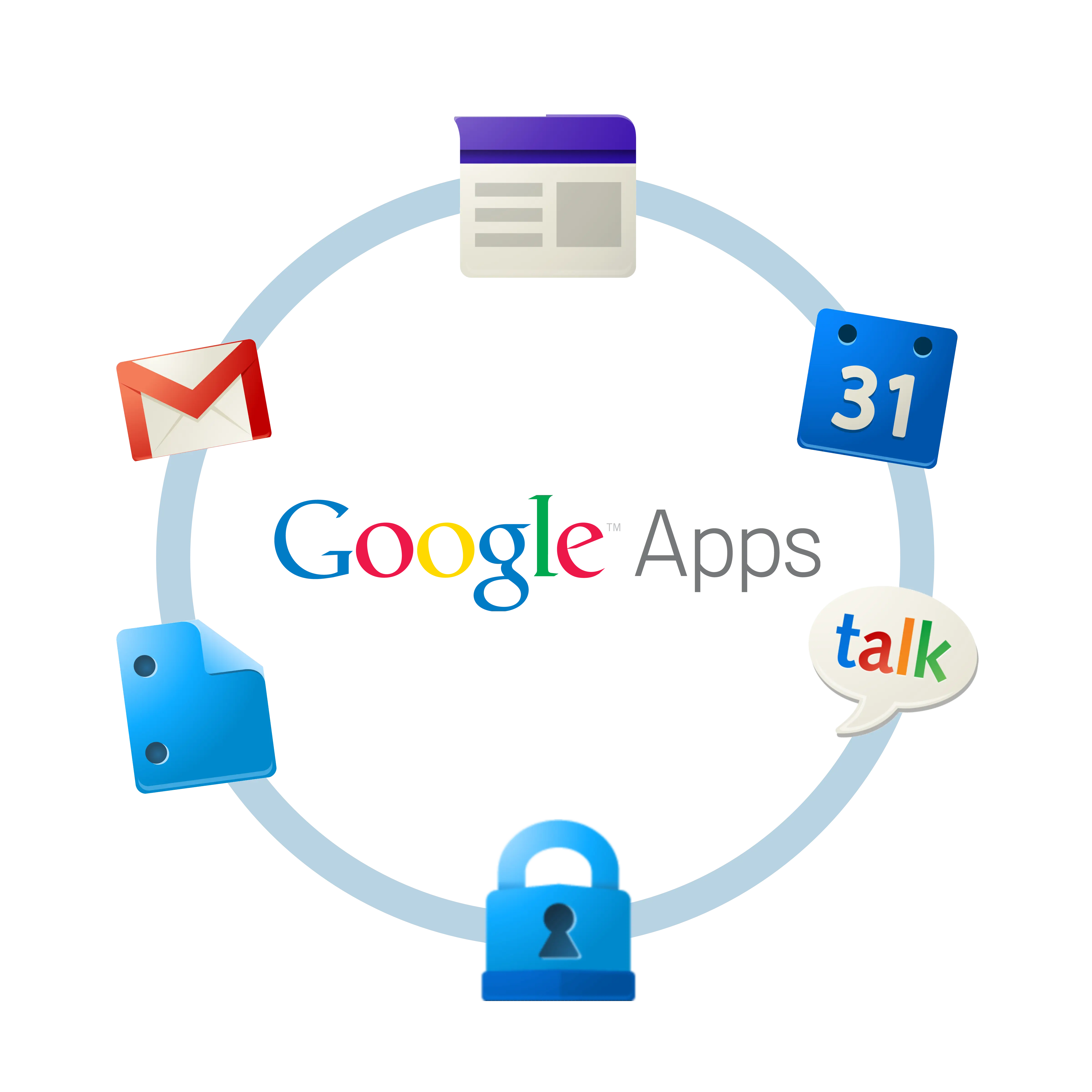 Google Apps Logo Illustration