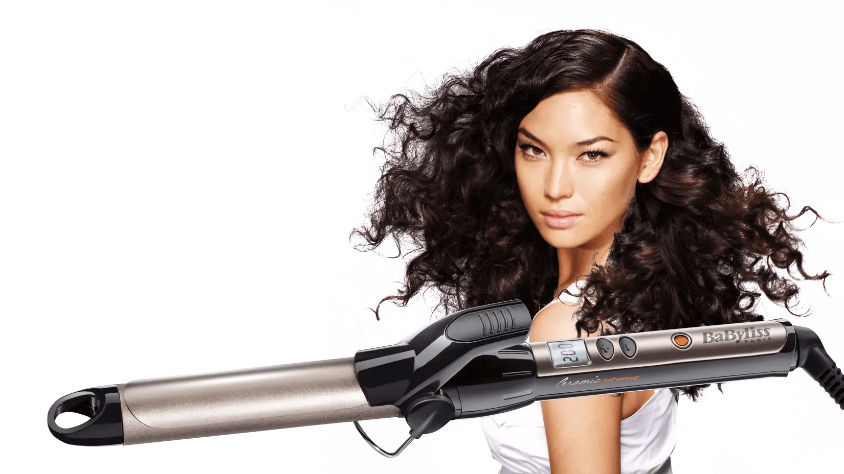 Curling Iron with Model