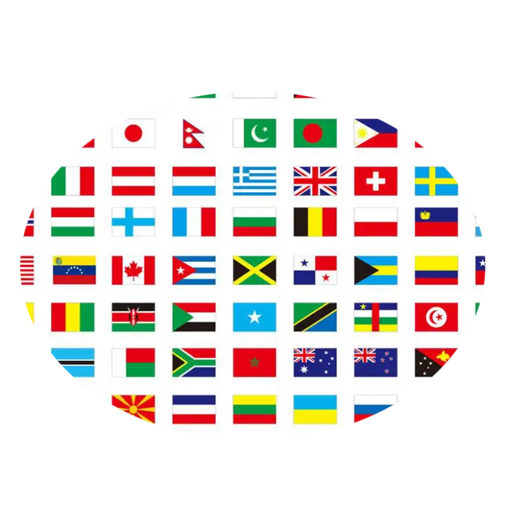Collection of International Flags