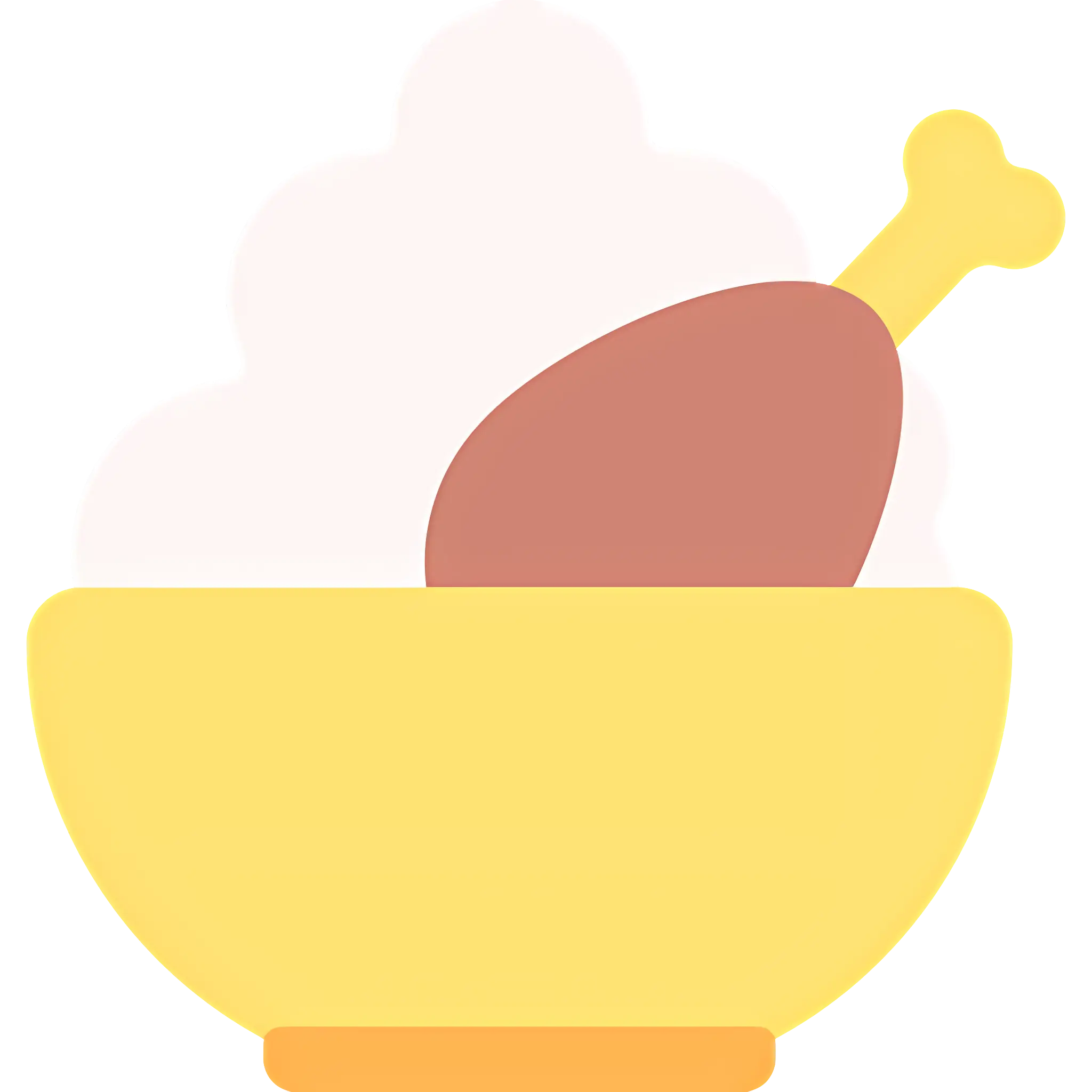 Bowl of Food with Chicken