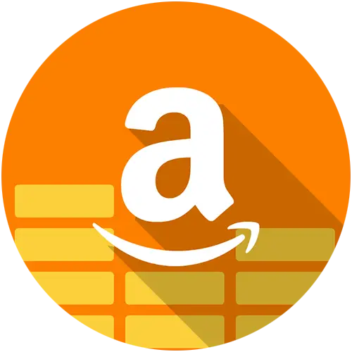 Amazon Shopping Logo on Orange Background