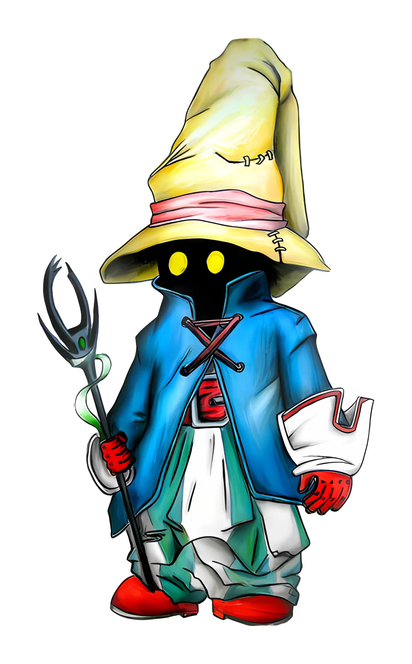 Black Mage Character Illustration