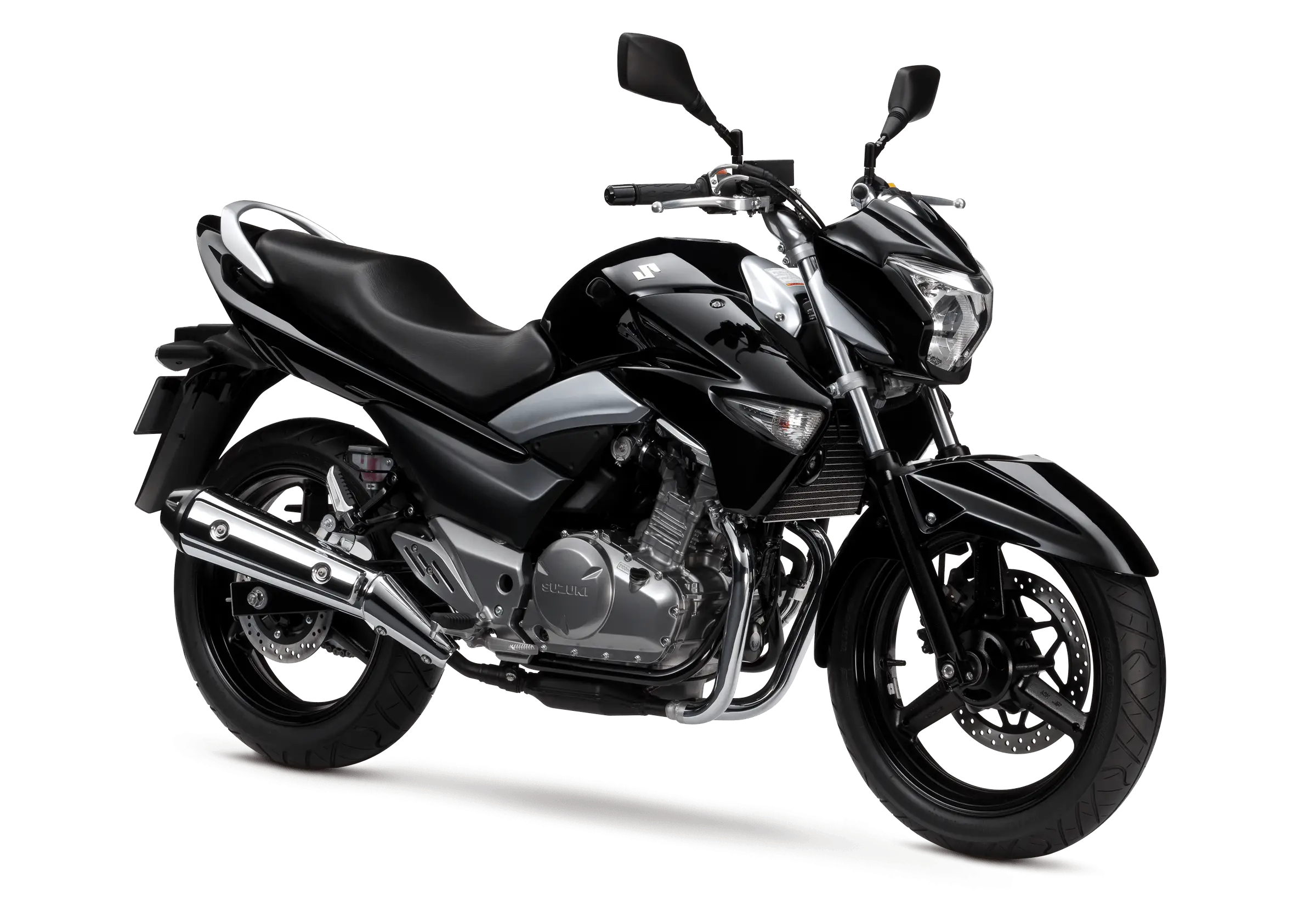 Sleek Black Motorcycle