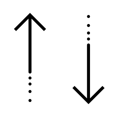 Up and Down Arrows Symbol