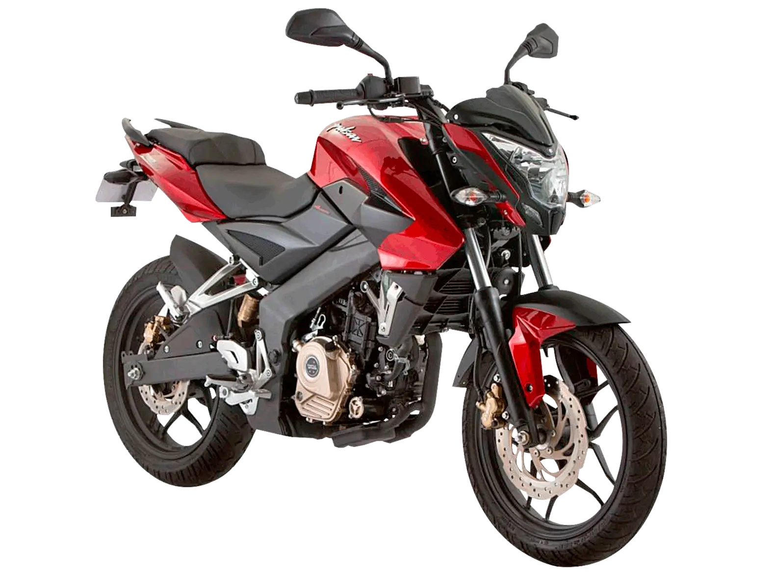 Red and Black Modern Motorcycle