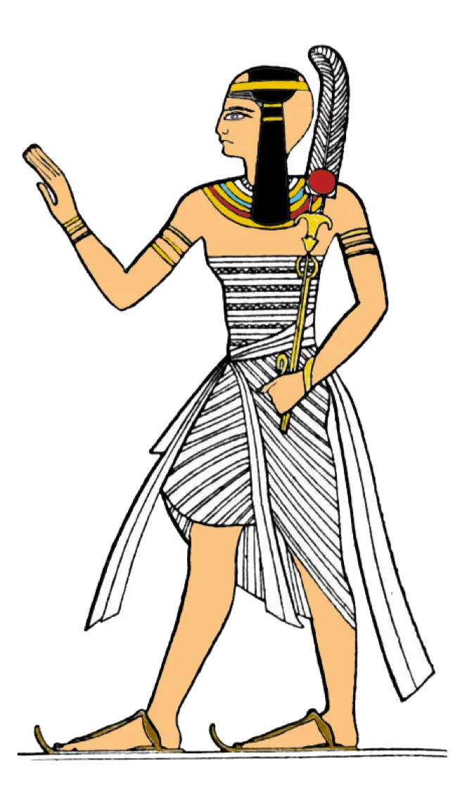 Ancient Egyptian Figure Drawing