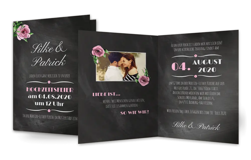 Elegant Wedding Invitation Card