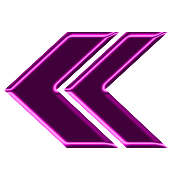 Purple Arrows Symbol